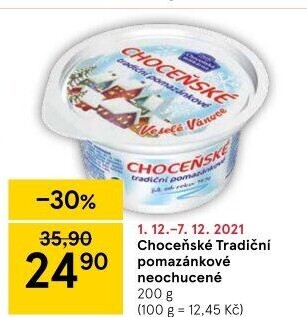 Tradiční pomazánkové Choceňské