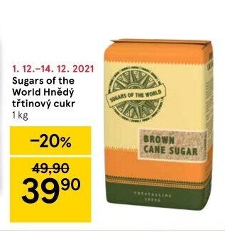 Třtinový cukr