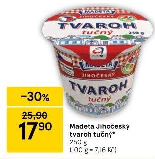 Tvaroh tučný Jihočeský Madeta
