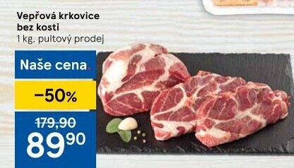 Vepřová krkovice bez kosti
