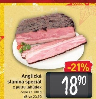 Anglická slanina speciál