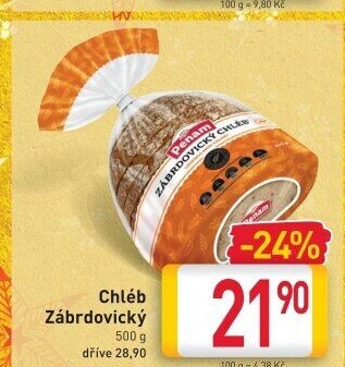 Chléb zábrdovický Penam
