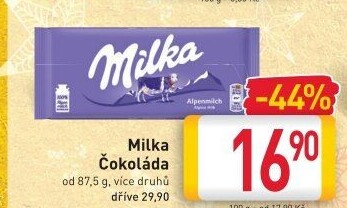 Čokoláda Milka