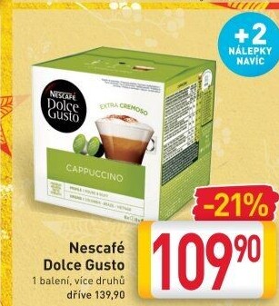 Kapsle Dolce Gusto Nescafé