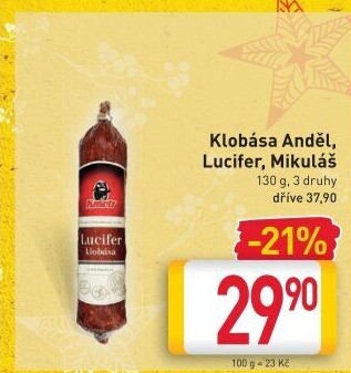 Klobása Anděl Krahulík