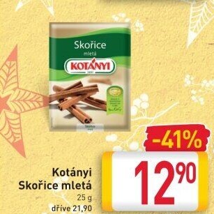 Koření Skořice mletá Kotányi