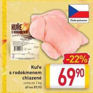 Kuře s rodokmenem Vodňanské kuře