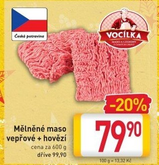 Mleté maso mix Vocílka