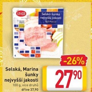 Šunka selská nejvyšší jakosti LE&amp