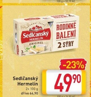 Sýr Hermelín Sedlčanský