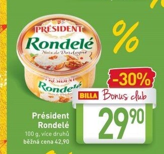 Sýr termizovaný Rondelé President