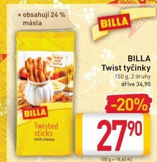 Tyčinky Twist Billa