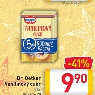 Vanilínový cukr Dr. Oetker