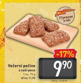 Večerní pečivo