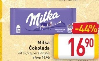 Čokoláda Milka