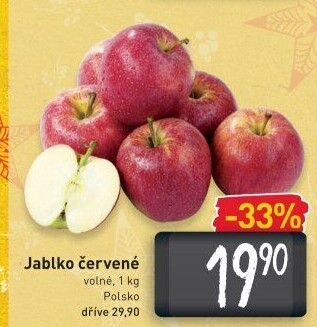Jablka červená