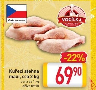 Kuřecí stehna Vocílka
