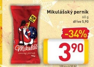 Perník mikulášský Perníkář Pardubice