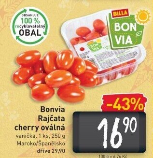 Rajčata cherry Billa Bonvia