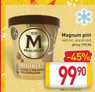 Zmrzlina v kelímku Magnum Algida