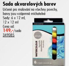 Akvarelové barvy Simply Daler - Rowney
