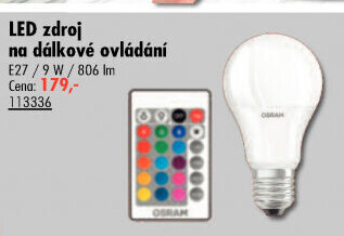 LED žárovka RGB Osram
