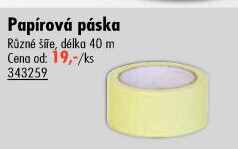 Papírová páska Ciret