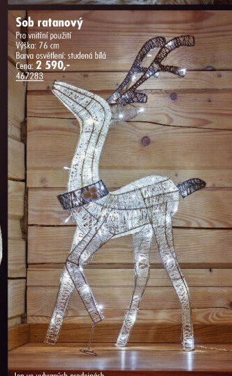 Vánoční dekorační LED figurka