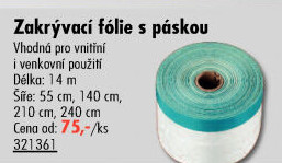 Zakrývací fólie Ciret