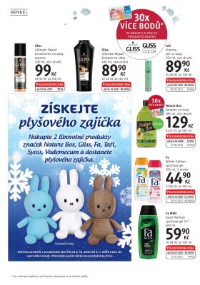 akční leták dm drogerie 2.12.2021-5.1.2022