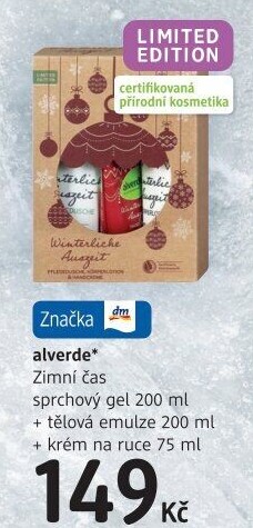 Dárková kazeta Zimní čas Alverde