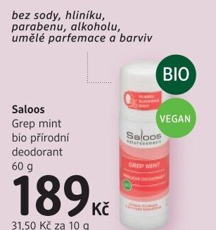 Deodorant stick bio Saloos