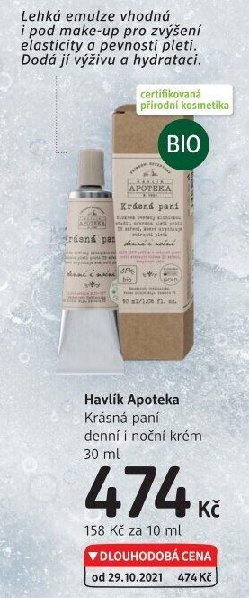 Pleťový krém Krásná paní Havlík Apoteka
