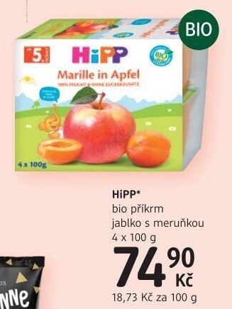 Přesnídávka ovocná Bio HiPP
