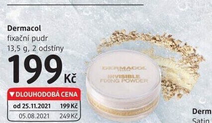Pudr fixační Invisible Dermacol