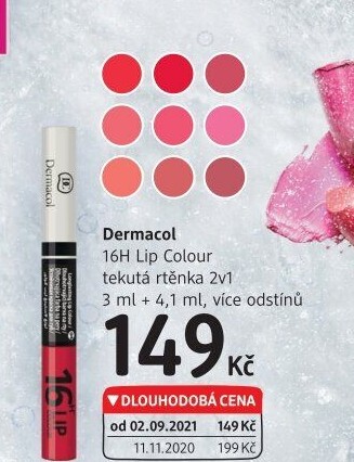 Rtěnka Lip Colour 16H Dermacol