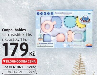 Sada chrastítka a kousátka Canpol Babies