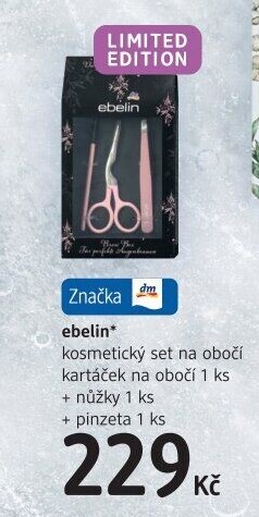 Sada na úpravu obočí Ebelin