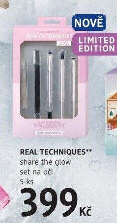Set na úpravu obočí Share the glow Real Techniques