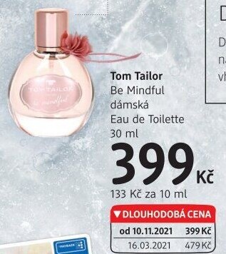 Toaletní voda dámská Be Mindful Tom Tailor