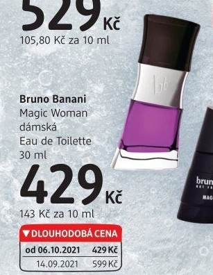 Toaletní voda dámská Magic woman Bruno Banani