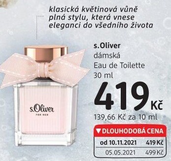 Toaletní voda dámská s.Oliver