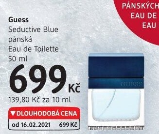 Toaletní voda pánská Blue Seductive Guess