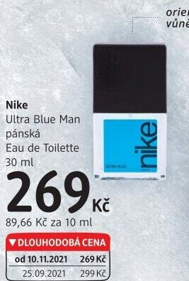 Toaletní voda pánská Ultra Blue Nike