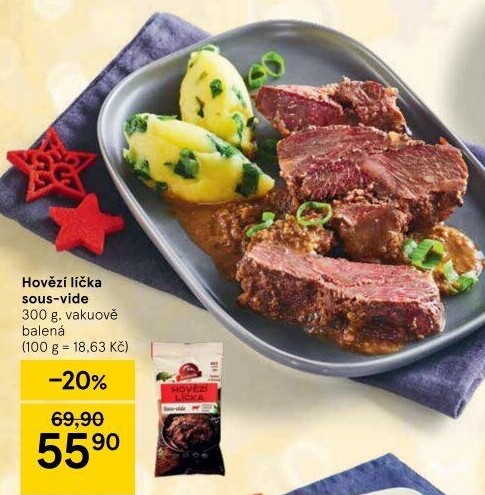 Hovězí líčka Sous vide Krahulík
