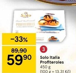 Profiteroles Solo Italia