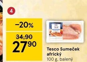 Sumeček africký Tesco