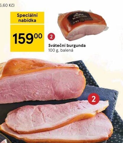 Šunka Burgunda Kostelecké uzeniny