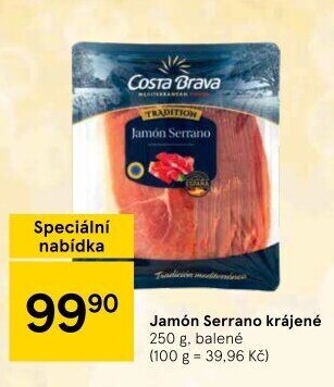 Šunka Jamón Serrano Costa Brava