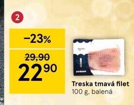 Treska tmavá filety